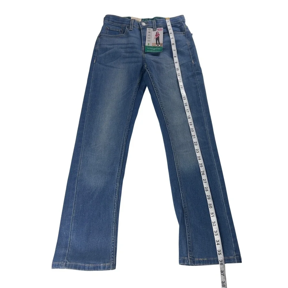 Levis 511‎ Slim Boys Jeans Size 12 Reg 26x27 Medium Wash Adjustable Waist NEW